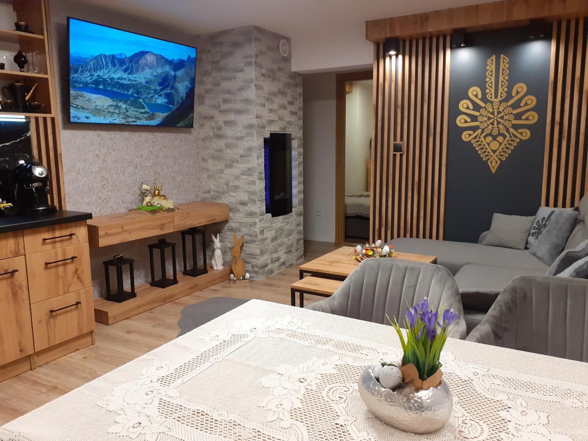 Apartament Tatravika Z Basenem I Widokiem Koscielisko Exterior photo